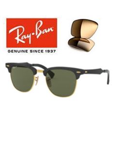 2x Original-Ersatzgläser > Ray-Ban 3507 · Clubmaster Aluminium 