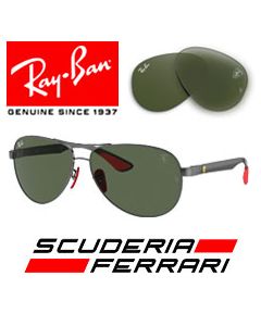 2x Original-Ersatzgläser > Ray-Ban 8331-M · Ferrari